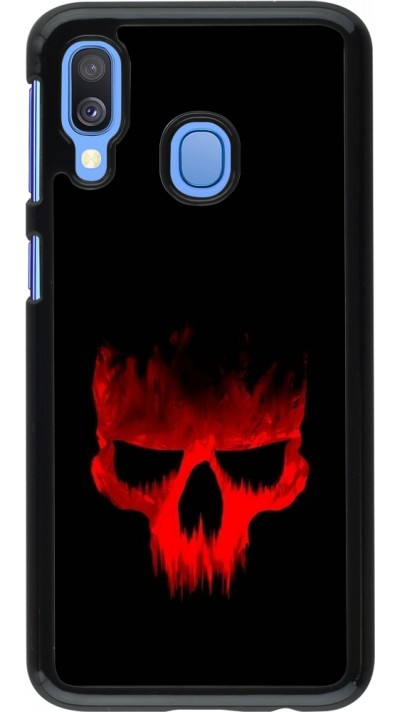 Samsung Galaxy A40 Case Hülle - Halloween 2023 scary skull