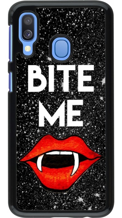 Samsung Galaxy A40 Case Hülle - Halloween 2024 bite me