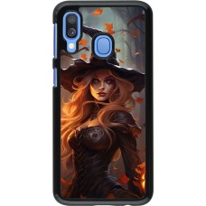 Samsung Galaxy A40 Case Hülle - Halloween 2024 sexy witch