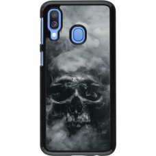 Samsung Galaxy A40 Case Hülle - Halloween 2024 smoky skull