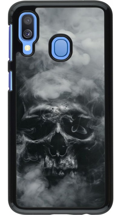 Samsung Galaxy A40 Case Hülle - Halloween 2024 smoky skull