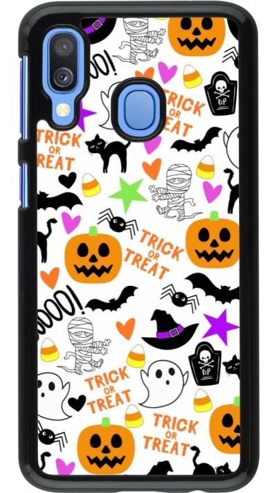 Samsung Galaxy A40 Case Hülle - Halloween 2024 trick or treat