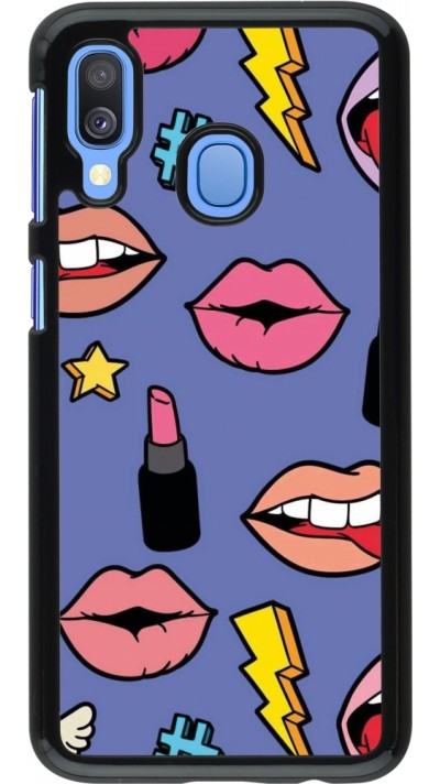 Samsung Galaxy A40 Case Hülle - Lips and lipgloss