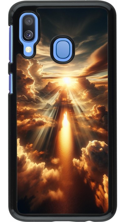 Samsung Galaxy A40 Case Hülle - Himmelsleuchten Zenit