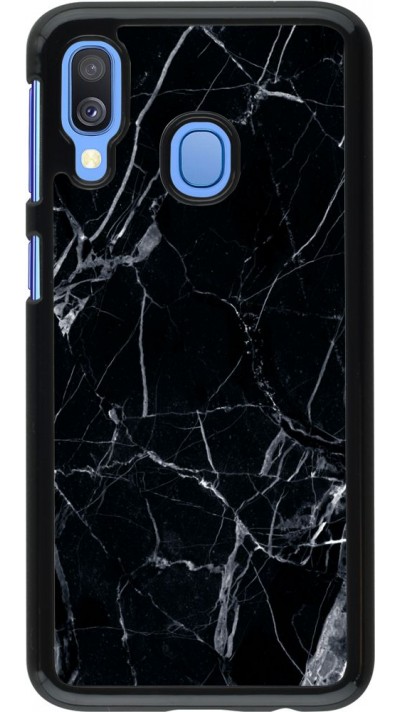 Hülle Samsung Galaxy A40 - Marble Black 01