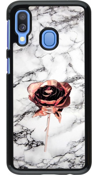 Hülle Samsung Galaxy A40 - Marble Rose Gold