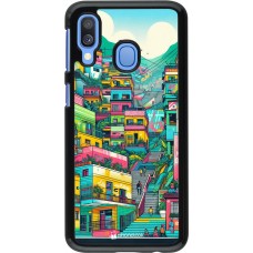 Samsung Galaxy A40 Case Hülle - Medellin Comuna 13 Kunst