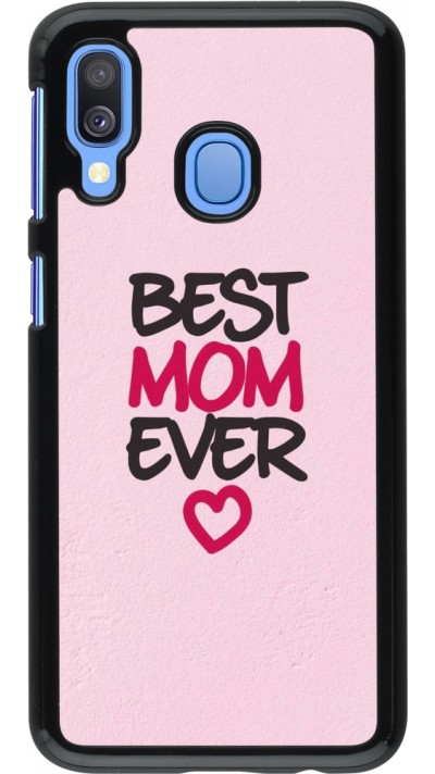 Samsung Galaxy A40 Case Hülle - Mom 2023 best Mom ever pink