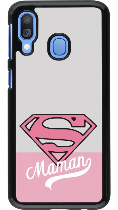 Samsung Galaxy A40 Case Hülle - Mom 2024 Super hero maman