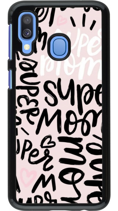 Samsung Galaxy A40 Case Hülle - Mom 2024 Super mom