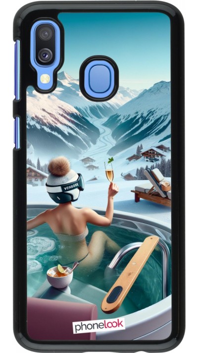 Samsung Galaxy A40 Case Hülle - Berg Glamour Whirlpool