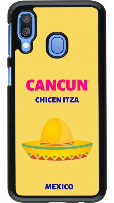 Samsung Galaxy A40 Case Hülle - Pop Summer Destination Cancun