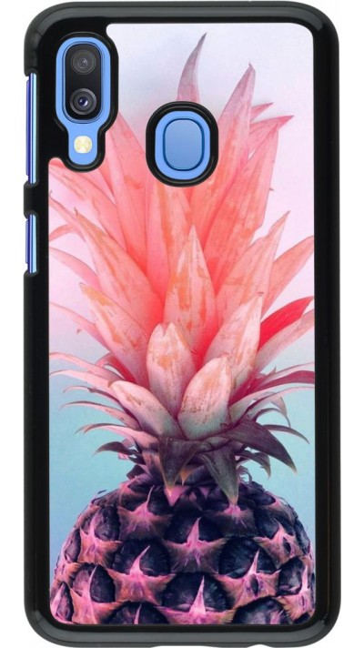 Hülle Samsung Galaxy A40 - Purple Pink Pineapple