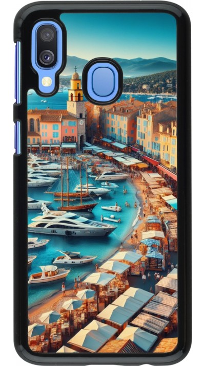 Samsung Galaxy A40 Case Hülle - Saint-Tropez Strand