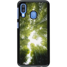 Samsung Galaxy A40 Case Hülle - Spring 23 forest blue sky