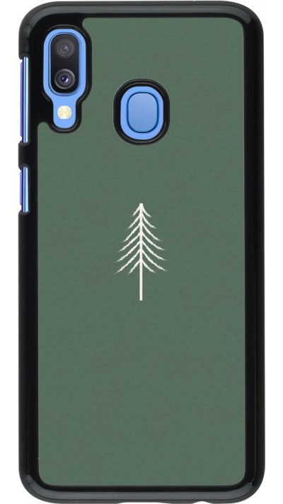 Samsung Galaxy A40 Case Hülle - Christmas 22 minimalist tree