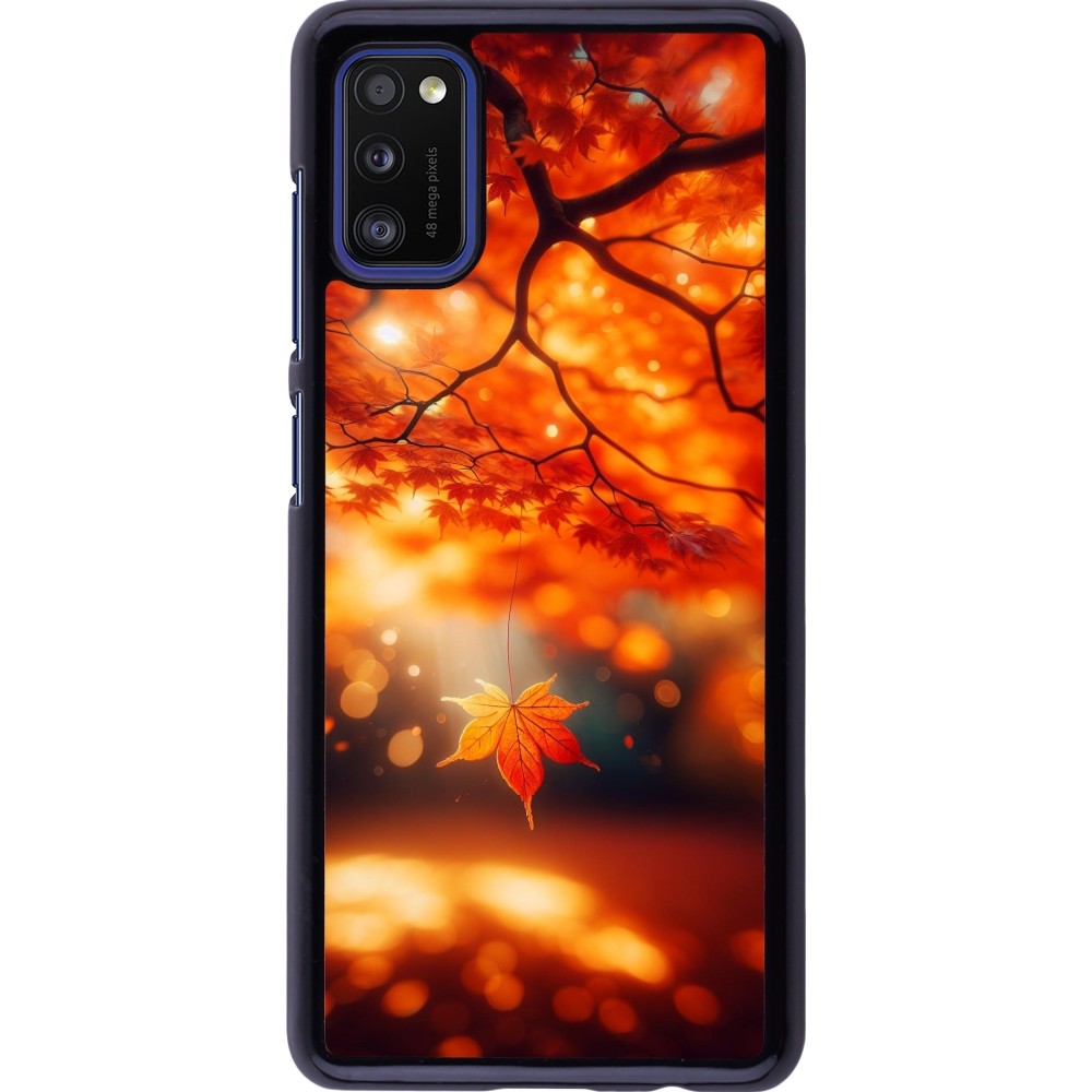 Samsung Galaxy A41 Case Hülle - Herbst Magisch Orange