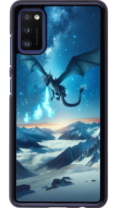 Samsung Galaxy A41 Case Hülle - Drache nächtliche Berg