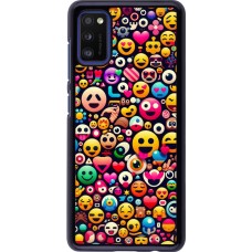 Samsung Galaxy A41 Case Hülle - Emoji Mix Farbe