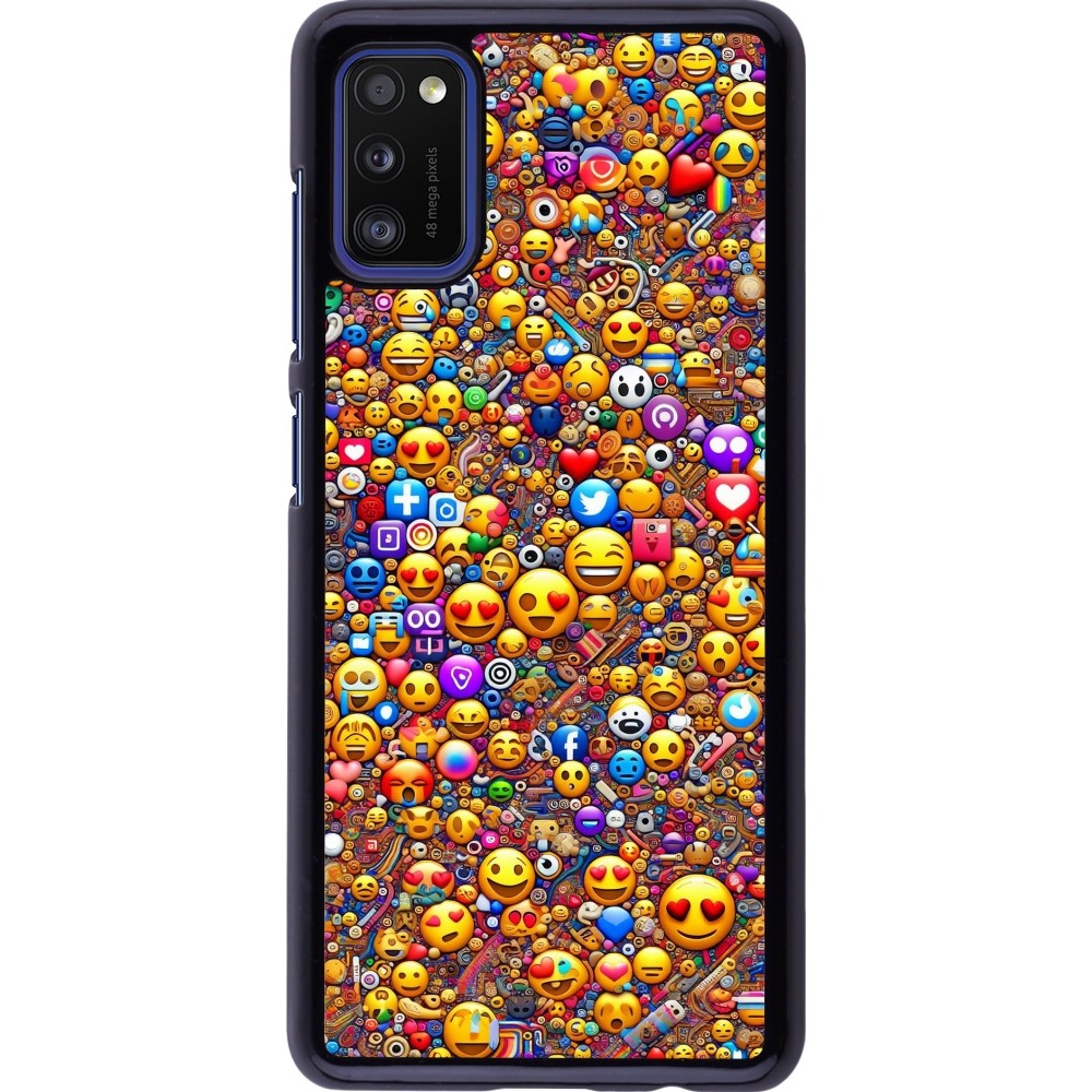 Samsung Galaxy A41 Case Hülle - Emoji gemischt