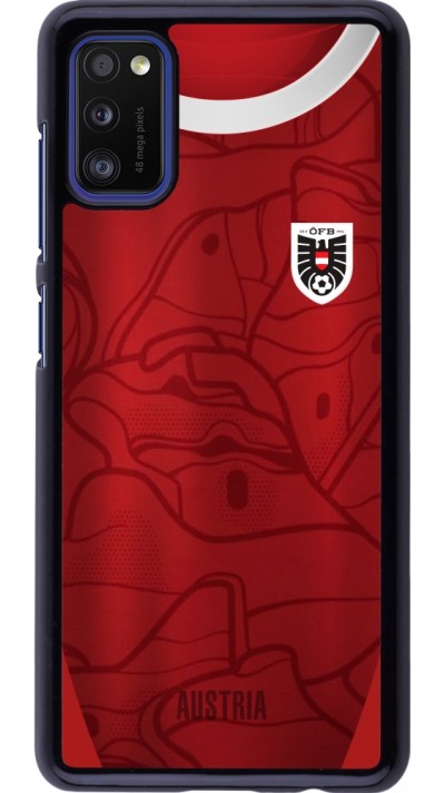 Samsung Galaxy A41 Case Hülle - Austria personalisierbares Fussballtrikot