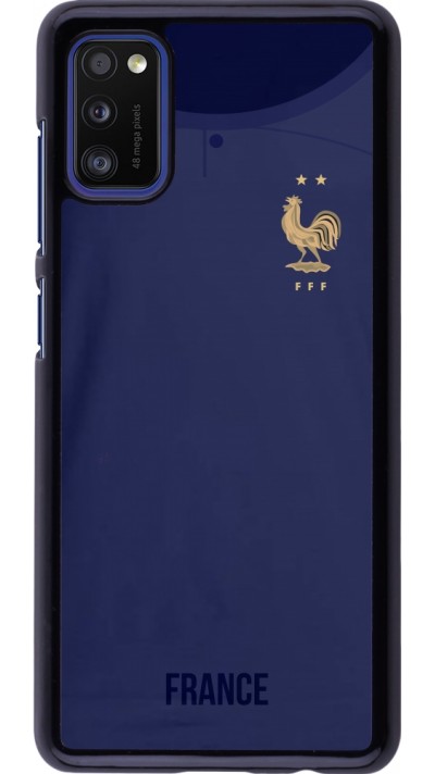 Samsung Galaxy A41 Case Hülle - Frankreich 2022 personalisierbares Fussballtrikot