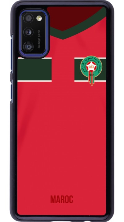 Samsung Galaxy A41 Case Hülle - Marokko 2022 personalisierbares Fussballtrikot