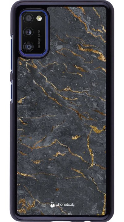 Hülle Samsung Galaxy A41 - Grey Gold Marble