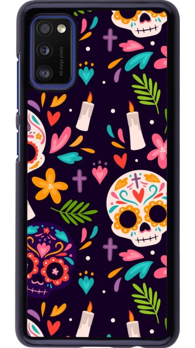 Samsung Galaxy A41 Case Hülle - Halloween 2023 mexican style