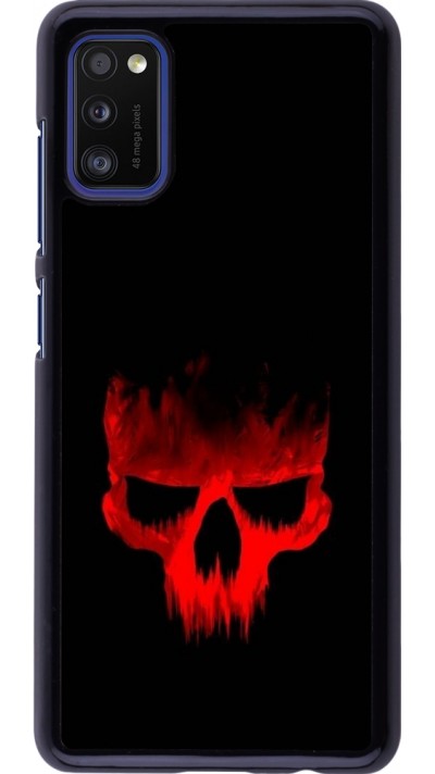 Samsung Galaxy A41 Case Hülle - Halloween 2023 scary skull