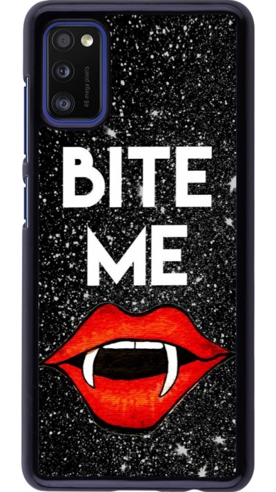 Samsung Galaxy A41 Case Hülle - Halloween 2024 bite me