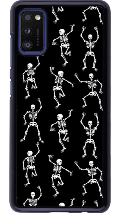 Samsung Galaxy A41 Case Hülle - Halloween 2024 dancing skeleton