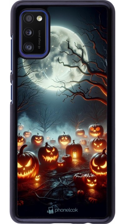 Samsung Galaxy A41 Case Hülle - Halloween 2024 Viele Kuerbisse