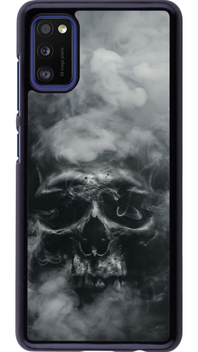 Samsung Galaxy A41 Case Hülle - Halloween 2024 smoky skull