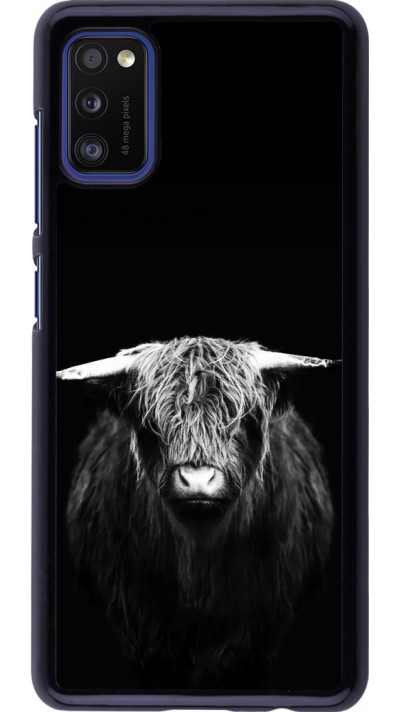 Samsung Galaxy A41 Case Hülle - Highland calf black