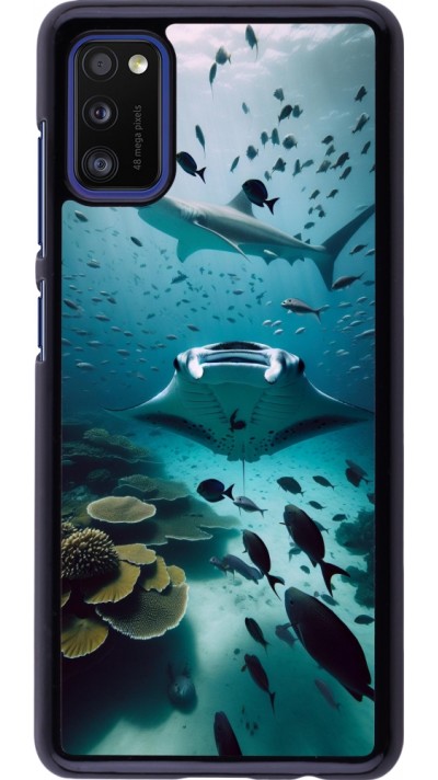 Samsung Galaxy A41 Case Hülle - Manta Lagune Reinigung