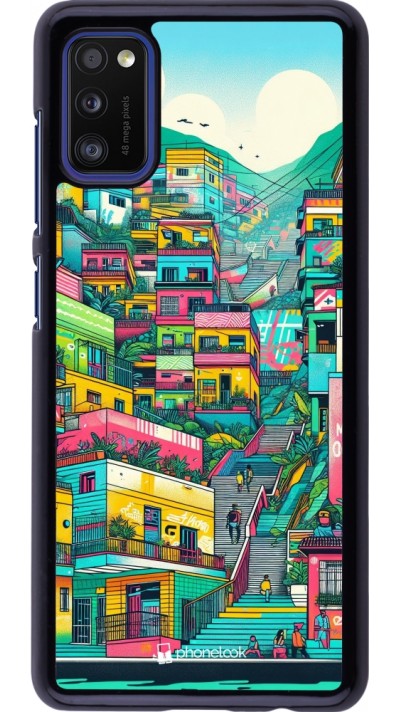 Samsung Galaxy A41 Case Hülle - Medellin Comuna 13 Kunst