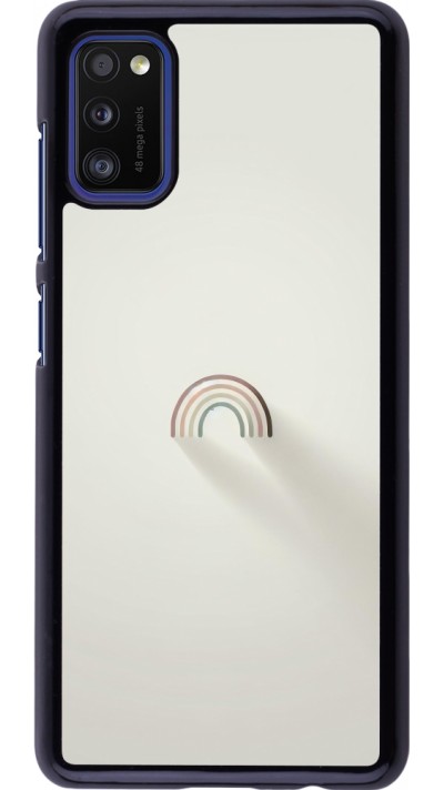 Samsung Galaxy A41 Case Hülle - Mini Regenbogen Minimal