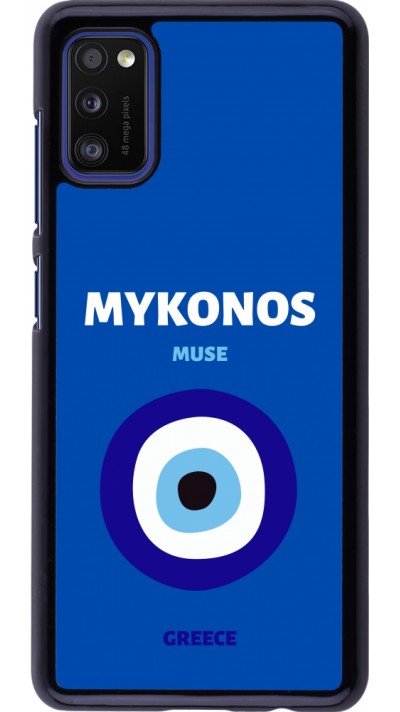 Samsung Galaxy A41 Case Hülle - Pop Summer Destination Mykonos