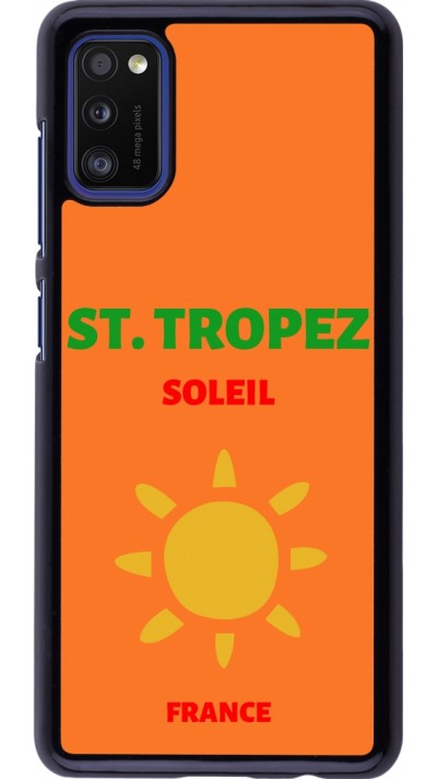 Samsung Galaxy A41 Case Hülle - Pop Summer Destination St-Tropez