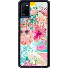 Samsung Galaxy A41 Case Hülle - Preppy Collage Aloha