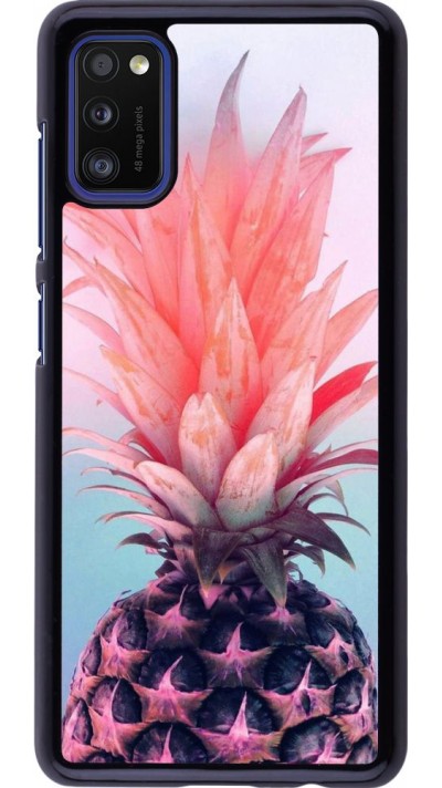 Hülle Samsung Galaxy A41 - Purple Pink Pineapple