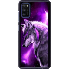 Hülle Samsung Galaxy A41 - Purple Sky Wolf