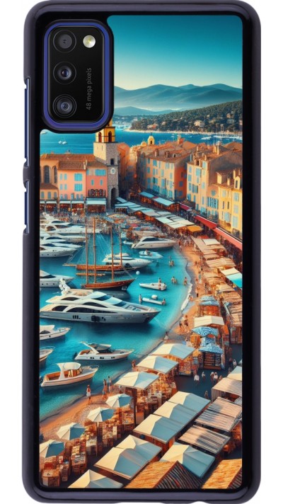 Samsung Galaxy A41 Case Hülle - Saint-Tropez Strand