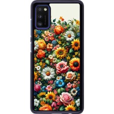 Samsung Galaxy A41 Case Hülle - Sommer Blumenmuster