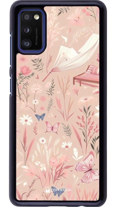 Samsung Galaxy A41 Case Hülle - Sommer Pastellmuster