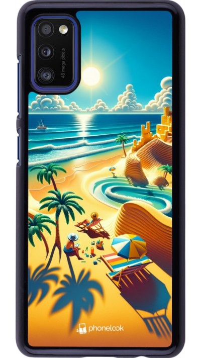 Samsung Galaxy A41 Case Hülle - Sonnenuntergang Brise