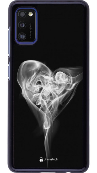 Hülle Samsung Galaxy A41 - Valentine 2022 Black Smoke