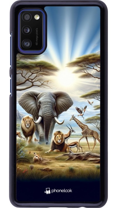 Samsung Galaxy A41 Case Hülle - Afrikanisches Wildleben