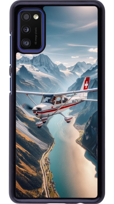 Samsung Galaxy A41 Case Hülle - Schweizer Alpenflug